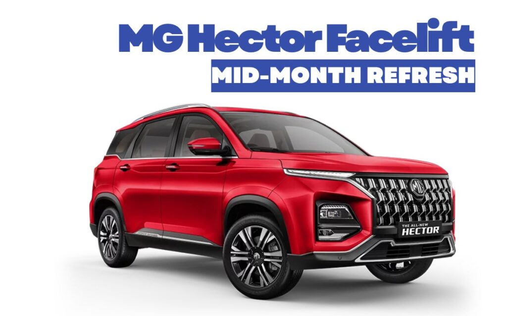 MG Hector Facelift