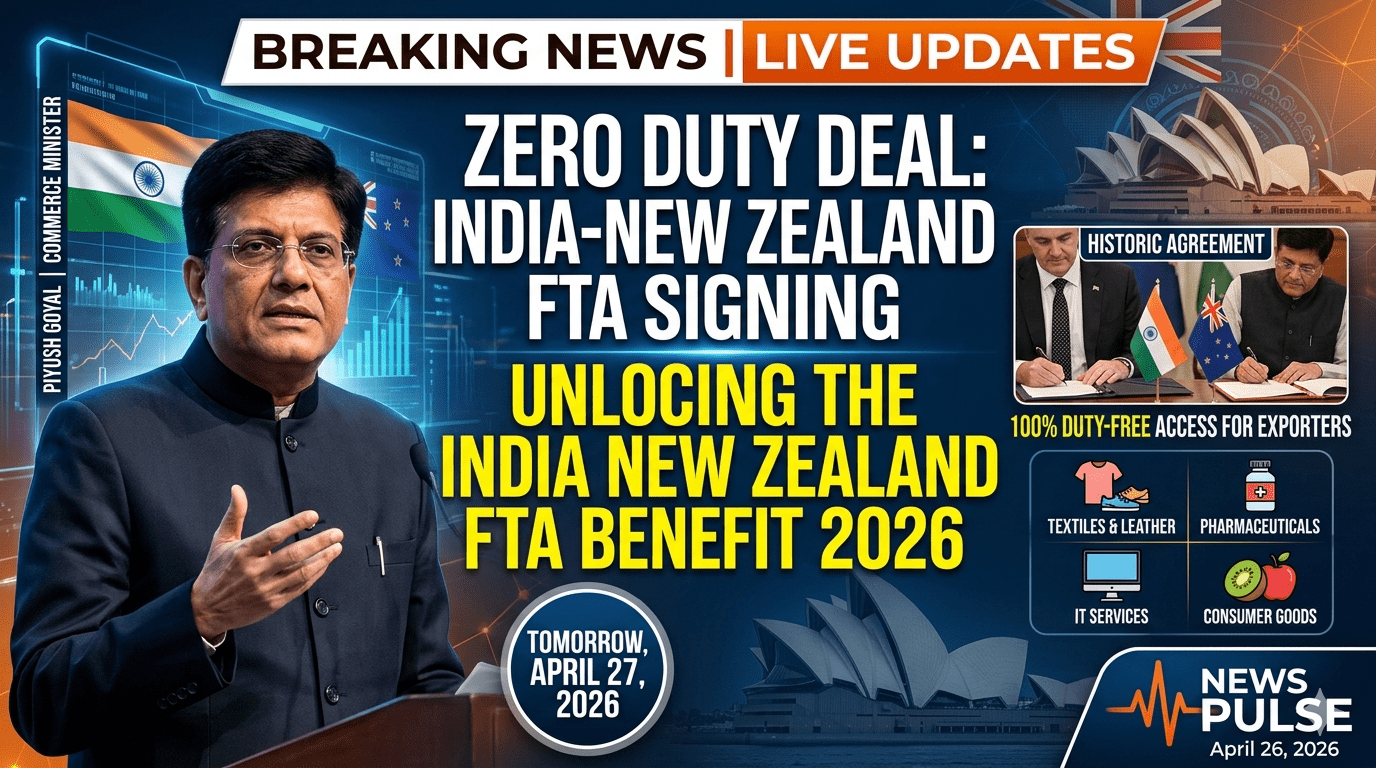 India New Zealand FTA benefit 2026
