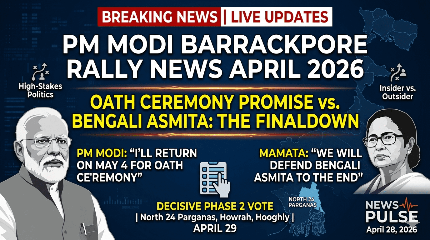 PM Modi Barrackpore rally news April 2026