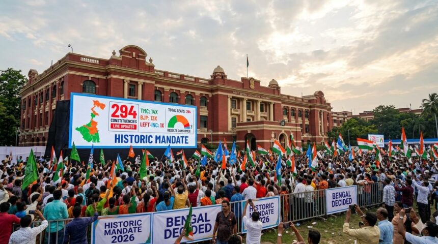 West Bengal Assembly Election 2026 Result: Historic Mandate for the 294 Constituencies 1 West Bengal Assembly Election 2026 Result